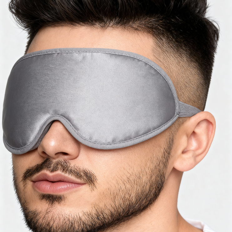 Antifaz de Viaje – Cloud Grey Edition