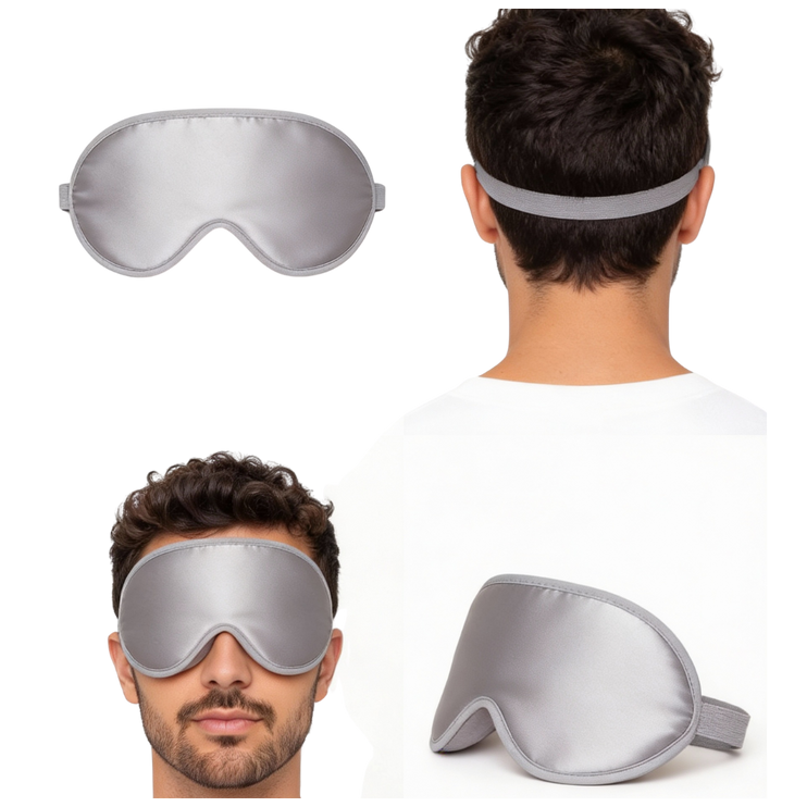 Antifaz de Viaje – Cloud Grey Edition