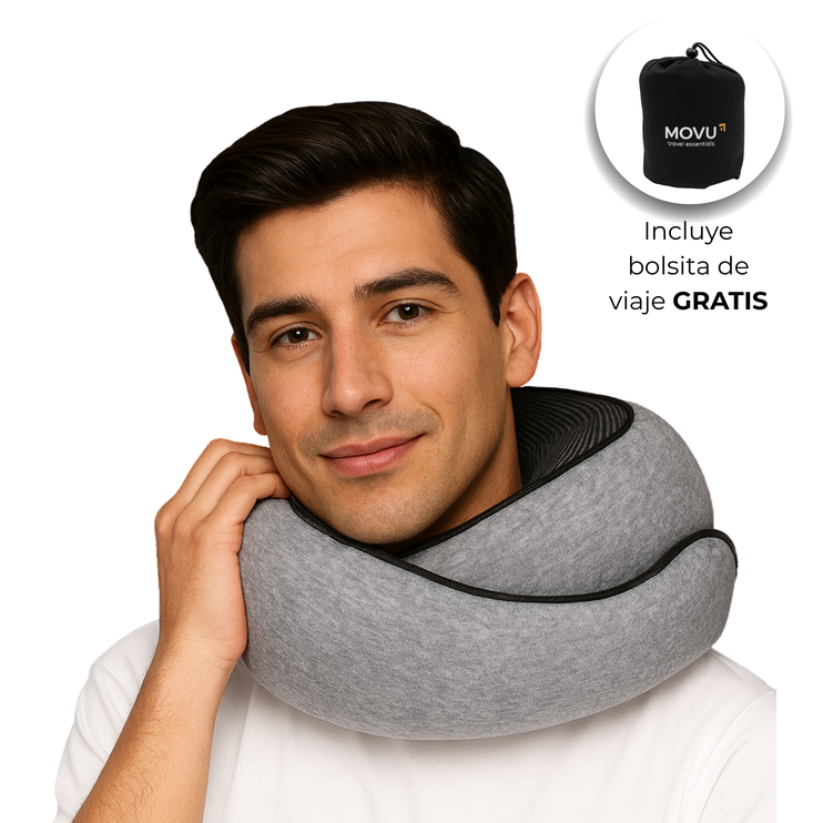 Almohada de Viaje – Cloud Grey Edition